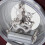 WIDDOP and Co. Modern Skeleton Mantel Clock with Pendulum. Red Wood Piano Finish 3