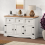 Mercers Furniture Corona White 3 Door Sideboard Solid Wood Pine 1