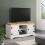 Mercers Furniture Corona White 2 Door Media Unit 1