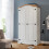 Mercers Furniture Corona White 2 Door Arch Top Robe 1