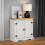 Mercers Furniture Corona White 2 Door Cupboard 1
