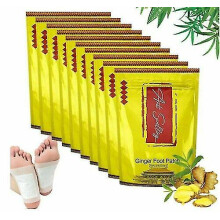 20pcs Anti Swelling Ginger Detoxing Patch Tongluo Foot Patch