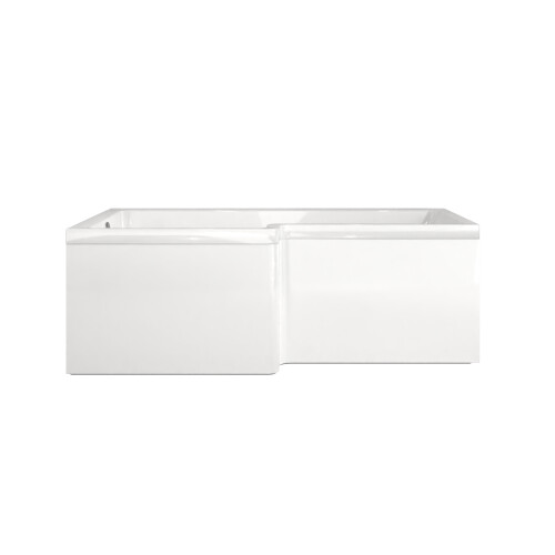NES Home Nes Home 1700 x 850mm Square Left Hand L Shaped Shower Bath & Front Panel 2