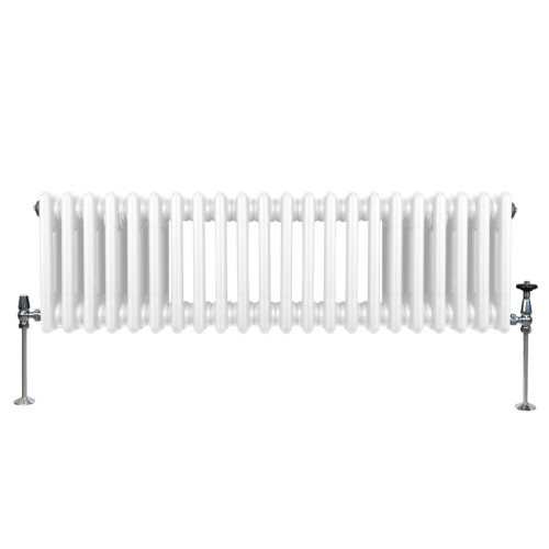 Traditionele 3-Kolom Radiator - 300 x 1012 mm - Wit 1