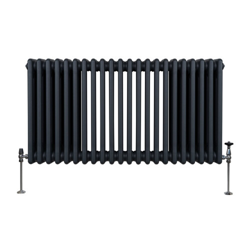 Παραδοσιακό καλοριφέρ 3 στηλών - 600 x 1012 mm - γκρι ανθρακί 1