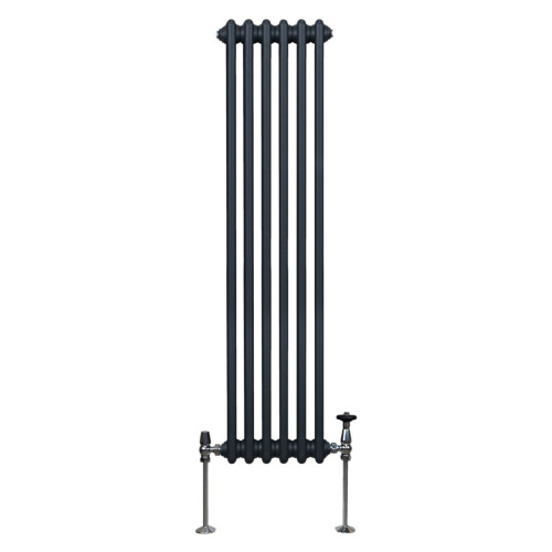 Παραδοσιακό καλοριφέρ 3 στηλών - 1500 x 292 mm - γκρι ανθρακί 1