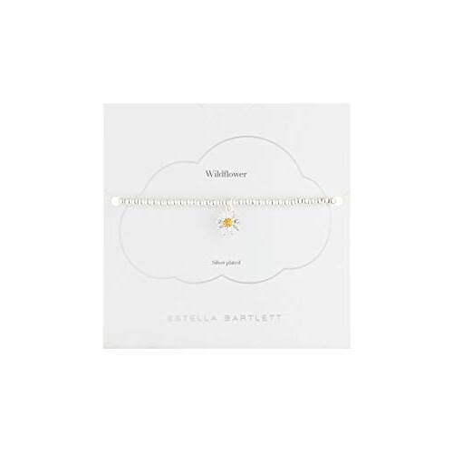 Estella Bartlett Estella Bartlett Sienna Wildflower Bracelet - Silver Plated