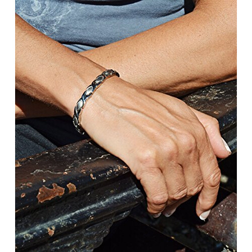 Titanium Magnetic Bracelet (Silver) 1