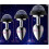 (M) Sound-controlled Led Light-emitting Anal Plugs Metal Anal Plugs Dilation Non-stainless Steel Posterior Anal Plugs 4