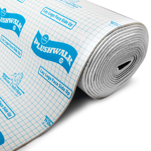 Plushwalk 8mm Carpet Underlay - Soft Luxury Underfoot Feel - 15m2 Roll