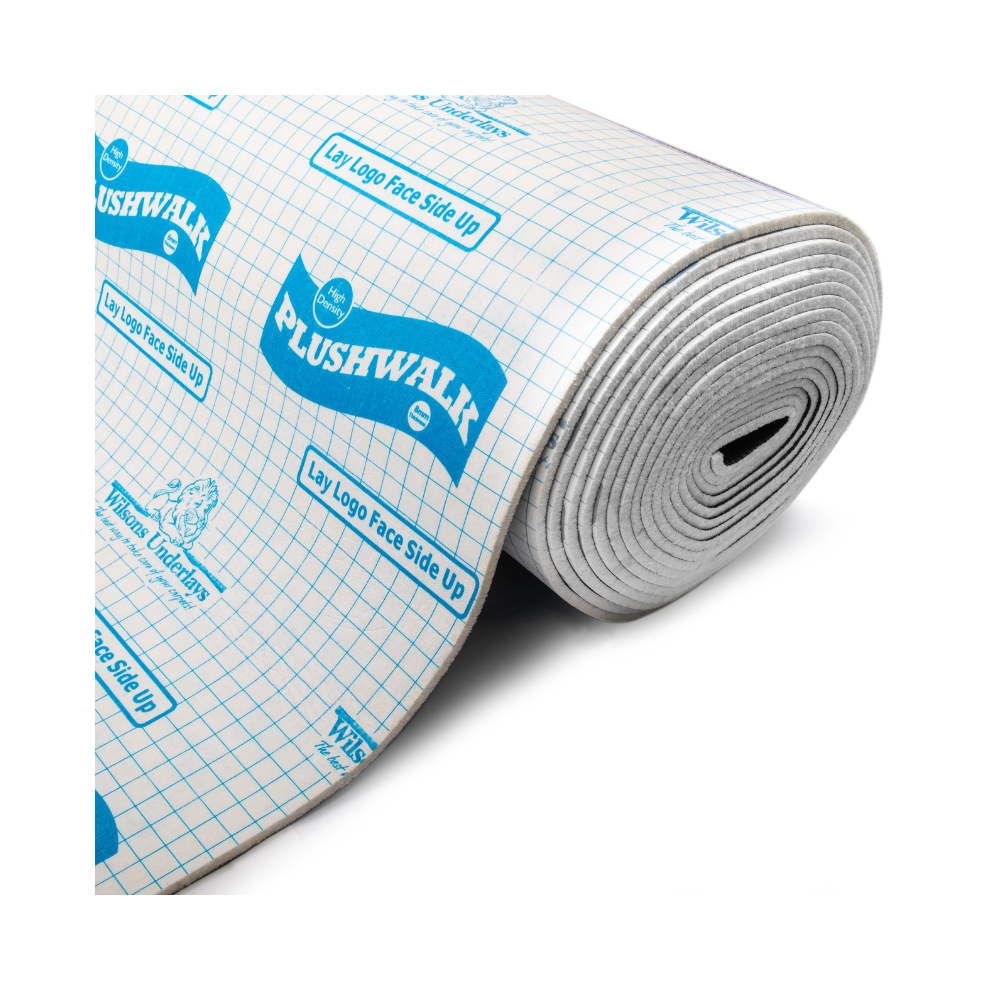 Plushwalk 8Mm Carpet Underlay - Soft Luxury Underfoot Feel - 15M2 Roll