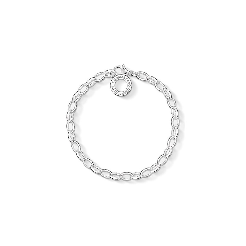 Thomas Sabo Women Charm Bracelet Classic Charm Club 925 Sterling X0031-001-12 Silver