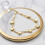 Philip Jones Jewellery Philip Jones Gold Plated Star Bracelet 4