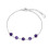 Philip Jones Jewellery Philip Jones Amethyst Gemstone Bracelet 1