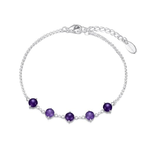 Philip Jones Jewellery Philip Jones Amethyst Gemstone Bracelet