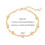 Philip Jones Jewellery Philip Jones Gold Plated Ball Bracelet 5