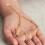 Philip Jones Jewellery Philip Jones Gold Plated Ball Bracelet 4