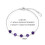 Philip Jones Jewellery Philip Jones Amethyst Gemstone Bracelet 5