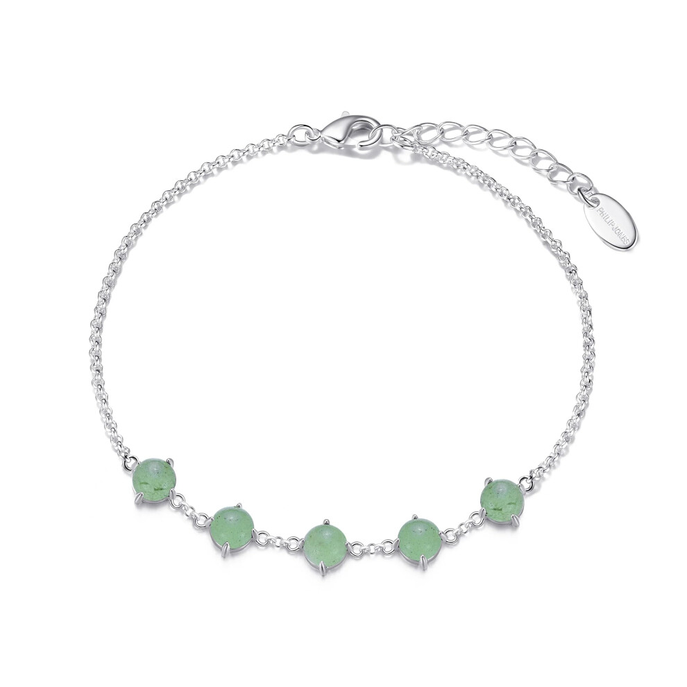 Philip Jones Jewellery Philip Jones Aventurine Gemstone Bracelet Green