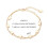 Philip Jones Jewellery Philip Jones Gold Plated Heart Bracelet 5