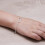 Philip Jones Jewellery Philip Jones Sterling Silver Heart Link Bracelet 2