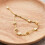 Philip Jones Jewellery Philip Jones Gold Plated Heart Bracelet 3