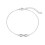 Philip Jones Jewellery Philip Jones Sterling Silver Infinity Bracelet 1