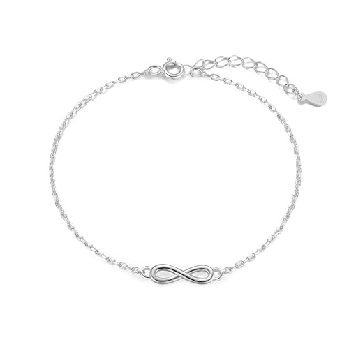 Philip Jones Jewellery Philip Jones Sterling Silver Infinity Bracelet