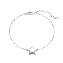 Philip Jones Sterling Silver Star Bracelet