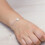 Philip Jones Jewellery Philip Jones Sterling Silver Heart Bracelet 2