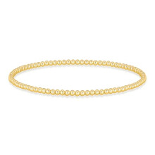 Philip Jones Gold Plated Beaded Stretch Bracelet