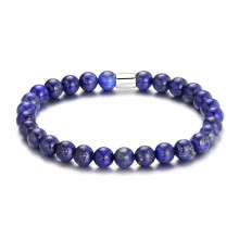 Philip Jones Lapis Lazuli Gemstone Stretch Bracelet