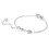 Swarovski Swarovski Hyperbola bracelet, Infinity, White, Rhodium plated 4