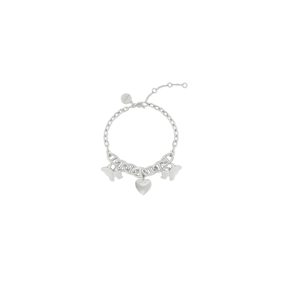 RADLEY 'Love Is In The Air' Silver Plated Valentines Bracelet RYJ3389S