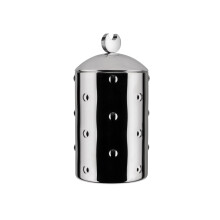 Alessi Kalist? 1 CB01 - Kitchen box in 18/10 Stainless Steel with Knob in Aluminium, 114 cl, Silver