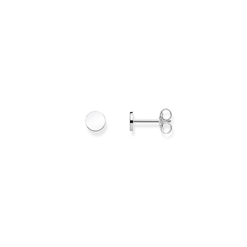 Thomas Sabo Women Stud Earrings Coin 925 Sterling H1969-001-12 Silver