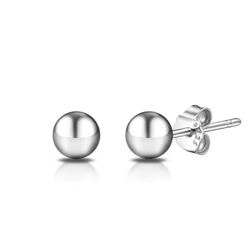 Philip Jones Jewellery Philip Jones Sterling Silver Sphere Earrings