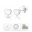Philip Jones Jewellery Philip Jones Sterling Silver Heart Earrings 4