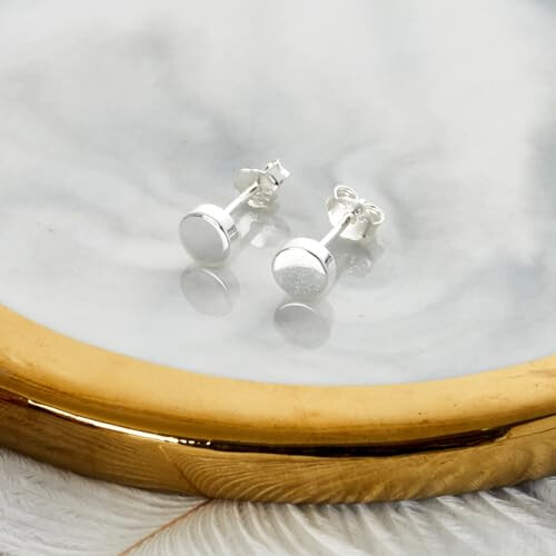 Philip Jones Jewellery Philip Jones Sterling Silver Round Earrings 2