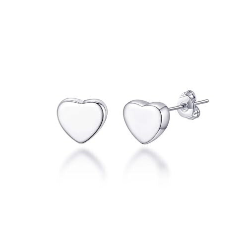 Philip Jones Jewellery Philip Jones Sterling Silver Heart Earrings