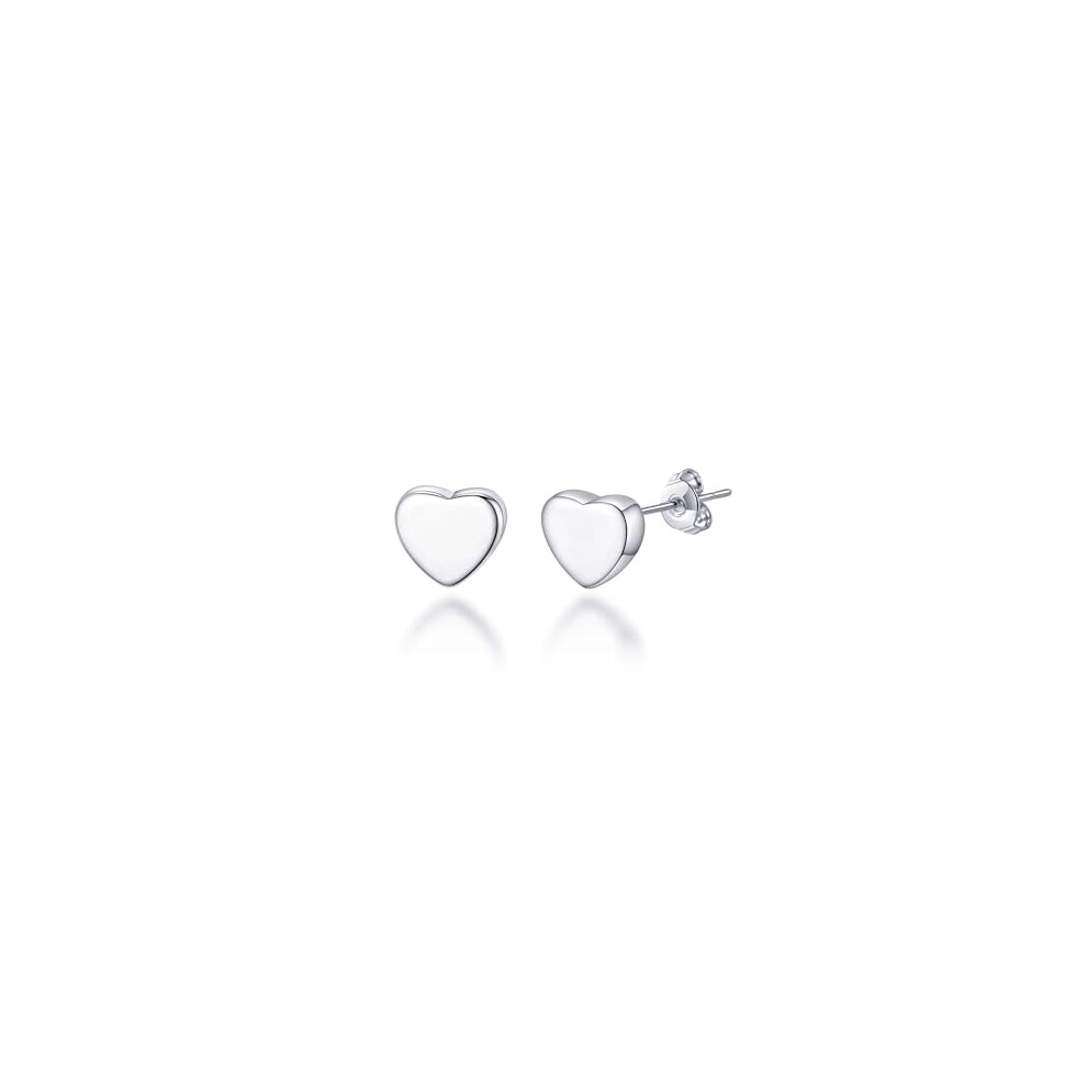 Philip Jones Jewellery Philip Jones Sterling Heart Earrings Silver