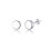 Philip Jones Jewellery Philip Jones Sterling Silver Round Earrings 1