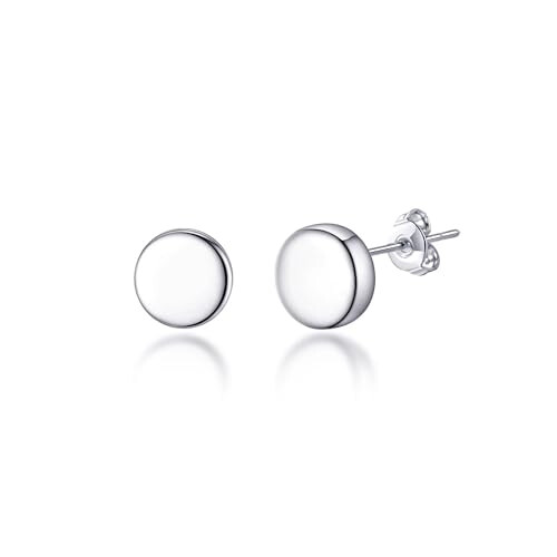 Philip Jones Jewellery Philip Jones Sterling Silver Round Earrings