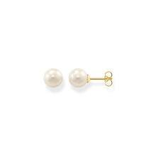Thomas Sabo Ladies 18 carat (750) bicolor Irregular Stud Earrings - H1431-430-14