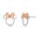Minnie Mouse Minnie Mouse Silver and Rose Gold Earrings E901880TL 2
