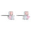 Swarovski Swarovski Attract earrings, Multicoloured, Rhodium plated 3