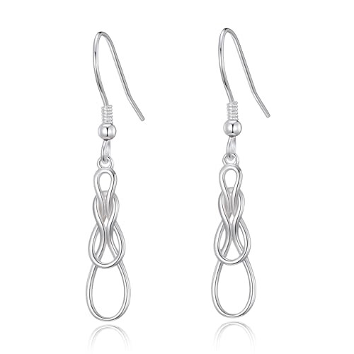 Philip Jones Jewellery Philip Jones Sterling Silver Celtic Knot Earrings