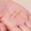 Philip Jones Jewellery Philip Jones Gold Plated Round Dot Stud Earrings 4