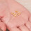 Philip Jones Jewellery Philip Jones Gold Plated Circle Stud Earrings 4