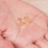 Philip Jones Jewellery Philip Jones Gold Plated Cross Stud Earrings 4